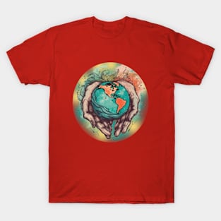 April 22 Earth Day,Be the change,Preserving our planet. T-Shirt